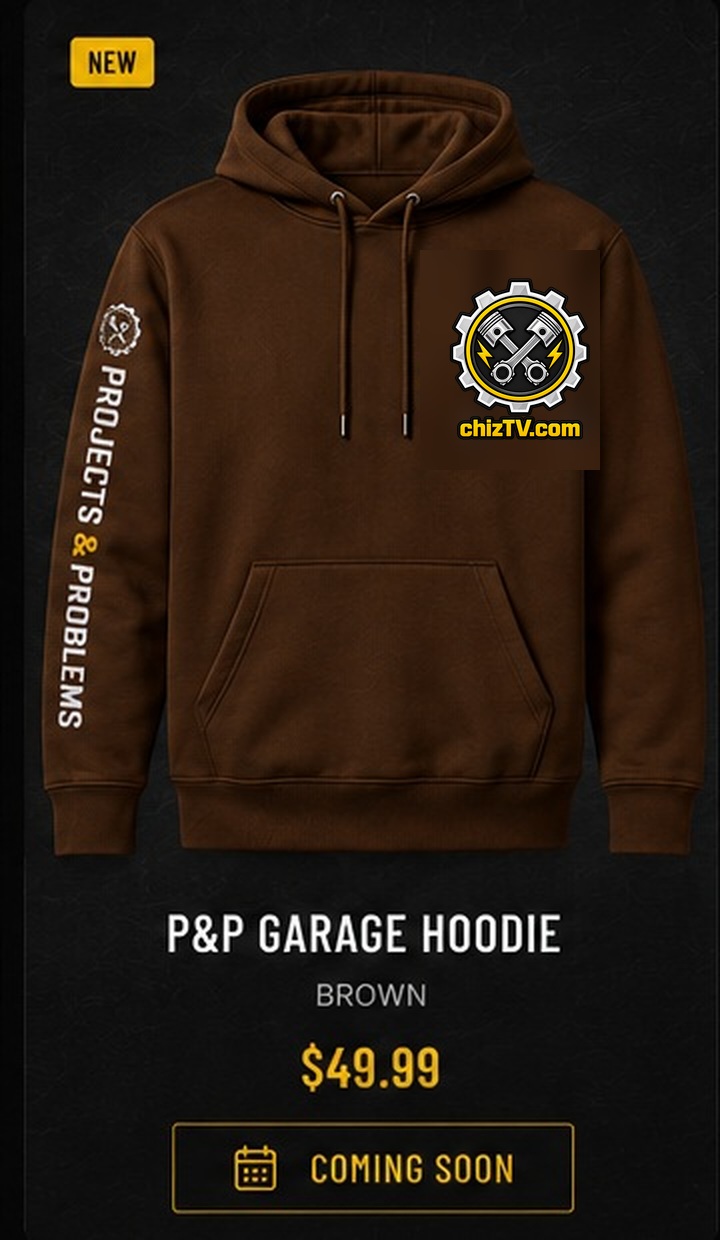 Brown P&P Garage Hoodie