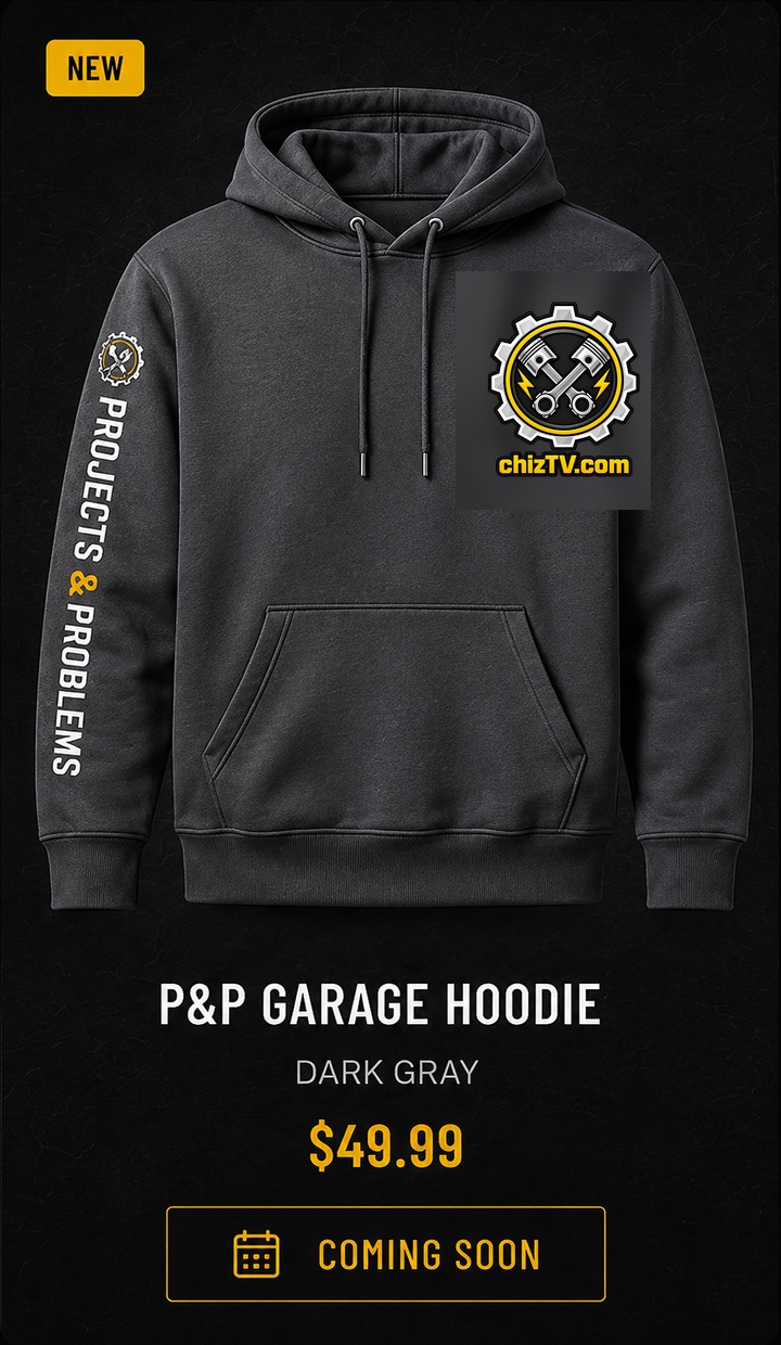 Dark Gray P&P Garage Hoodie